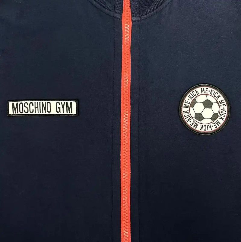 Moschino Moschino Cotton Blend Embroidered Jacket for Women 0089 Size M / US 6-8 / IT 42-44 - 4 Thumbnail
