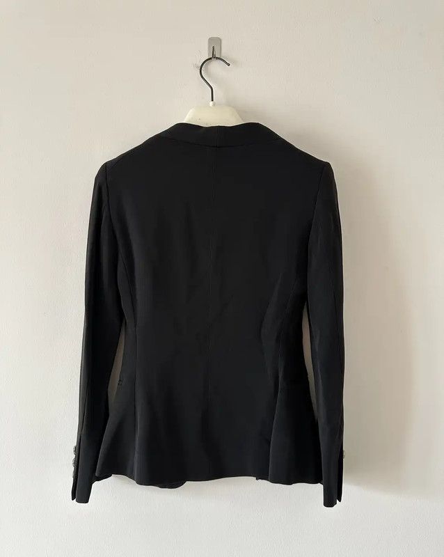 Moschino Moschino Women's Black Polyester Jacket 0089 Size L / US 10 / IT 46 - 2 Thumbnail