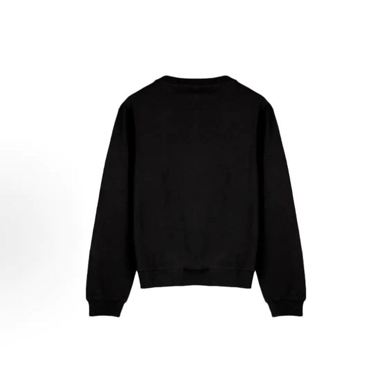 Moschino Moschino Black Cotton Long Sleeve Sweatshirt 0089 Size L / US 10 / IT 46 - 2 Thumbnail