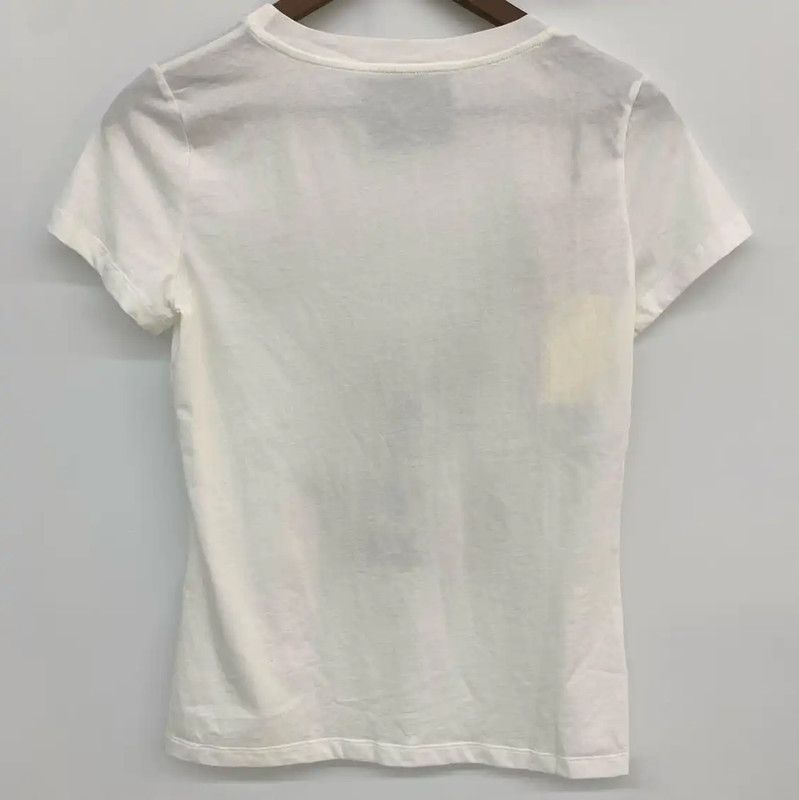Moschino Moschino White Cotton Short Sleeve T-Shirt 0089 Size ONE SIZE - 2 Thumbnail