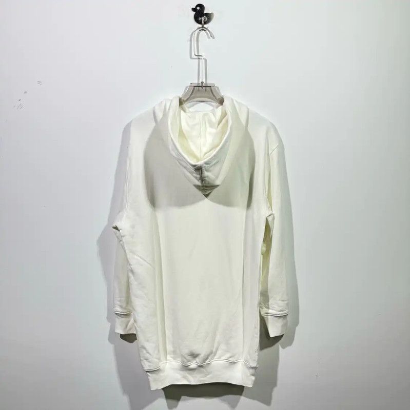 Moschino Moschino White Cotton Womens Hoodie 0089 Size XS / US 0-2 / IT 36-38 - 2 Thumbnail
