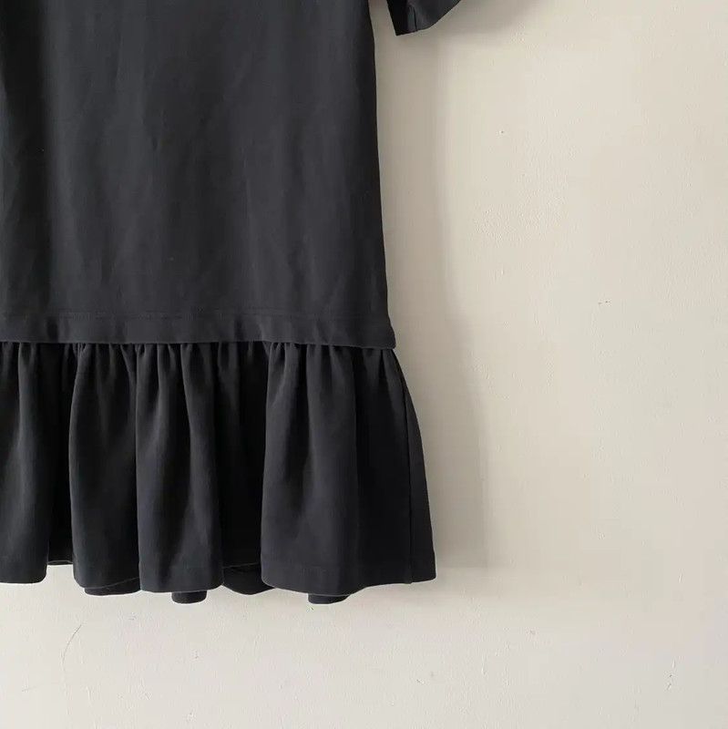 Moschino Moschino Black Floral Print Short Sleeve Dress 0089 Size S / US 4 / IT 40 - 5 Thumbnail