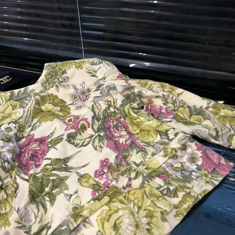 Moschino Moschino Floral Wool Women's Jacket in XS 0089 Size XS / US 0-2 / IT 36-38 - 6 Thumbnail