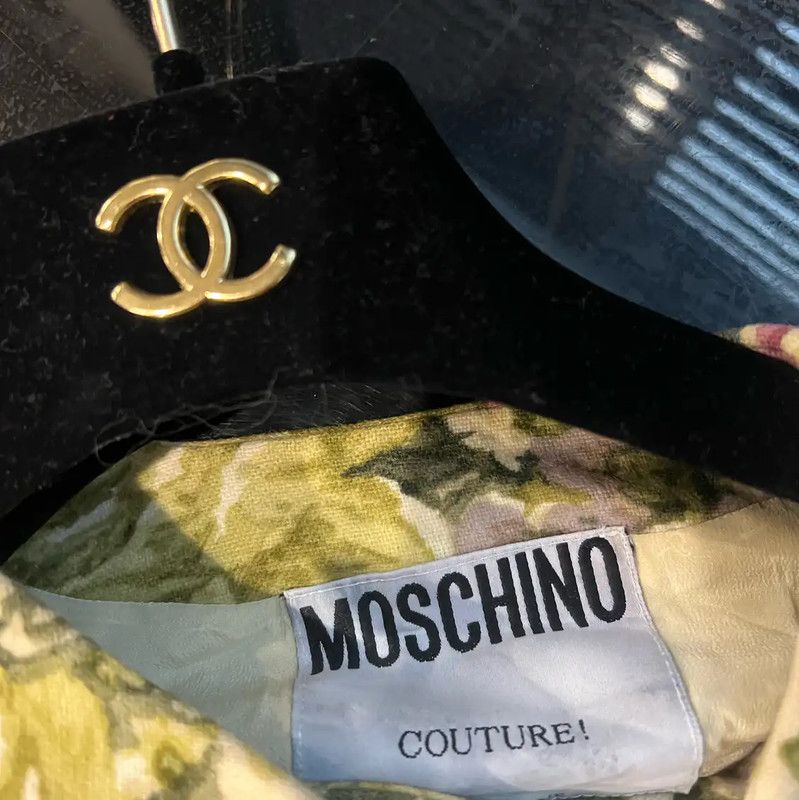 Moschino Moschino Floral Wool Women's Jacket in XS 0089 Size XS / US 0-2 / IT 36-38 - 3 Thumbnail