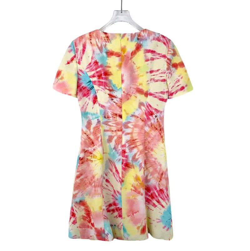 Moschino Moschino Multicolor Women's Dress 0089 Size M / US 6-8 / IT 42-44 - 2 Thumbnail
