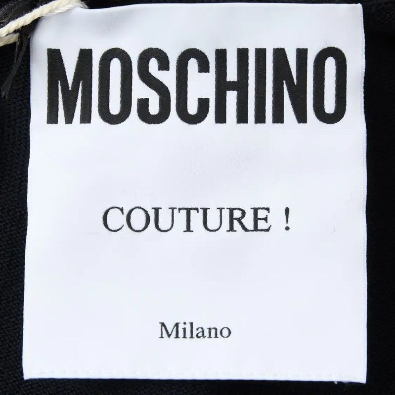 Moschino Moschino Black Wool Women’s Pullover Sweater 0089 Size XS / US 0-2 / IT 36-38 - 5 Thumbnail