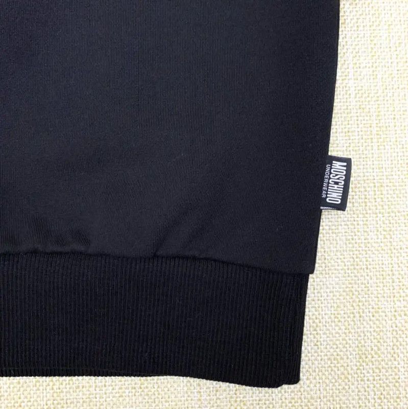 Moschino Moschino Black Cotton T-Shirt Dress for Women 0089 Size S / US 4 / IT 40 - 3 Thumbnail