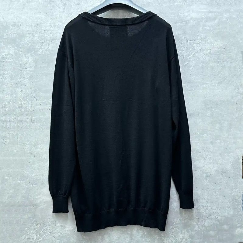 Moschino Moschino Black Cotton Women's Sweater 0089 Size S / US 4 / IT 40 - 2 Thumbnail