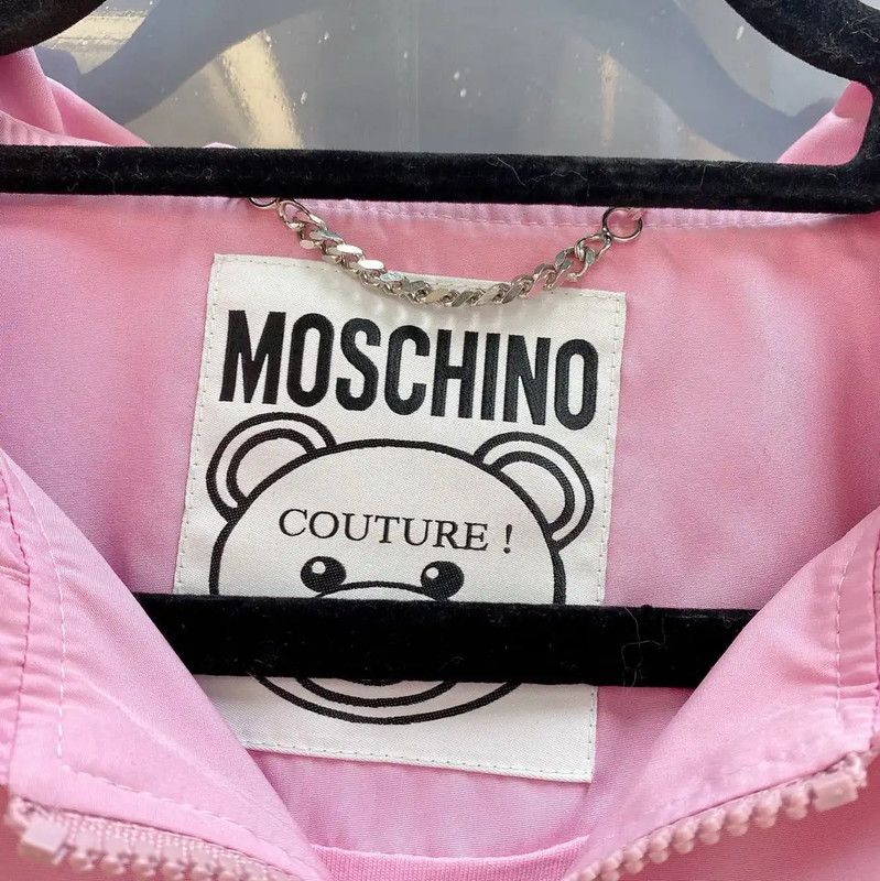 Moschino Moschino Pink Cotton Ladies Hoodie 0089 Size M / US 6-8 / IT 42-44 - 3 Thumbnail
