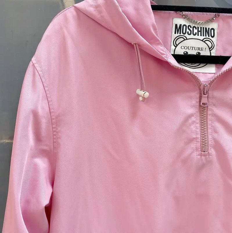 Moschino Moschino Pink Cotton Ladies Hoodie 0089 Size M / US 6-8 / IT 42-44 - 5 Thumbnail