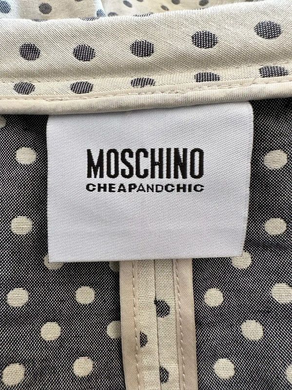 Moschino Moschino Gray Cotton Women's Coat 0089 Size L / US 10 / IT 46 - 5 Thumbnail