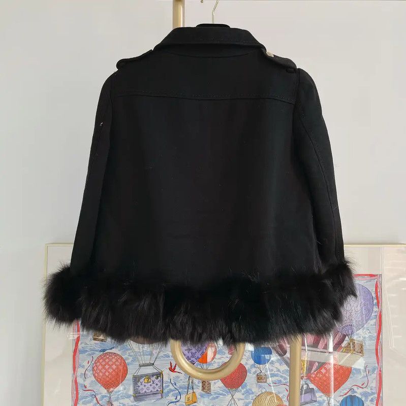 Moschino Moschino Women’s Black Wool Fall Jacket 0089 Size M / US 6-8 / IT 42-44 - 2 Thumbnail