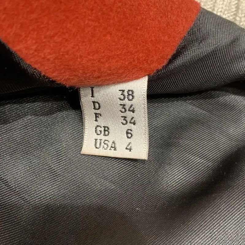 Moschino Moschino Red Wool Striped Jacket 0089 Size M / US 6-8 / IT 42-44 - 4 Thumbnail