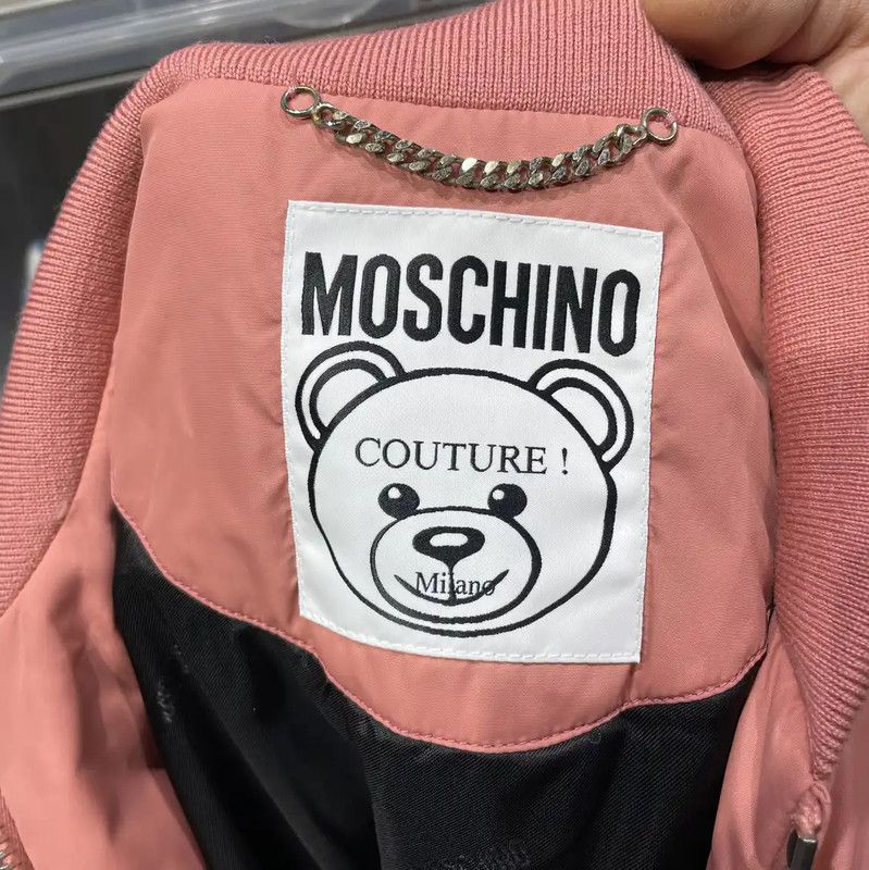 Moschino Moschino Pink Women's Jacket 0089 Size XS / US 0-2 / IT 36-38 - 4 Thumbnail