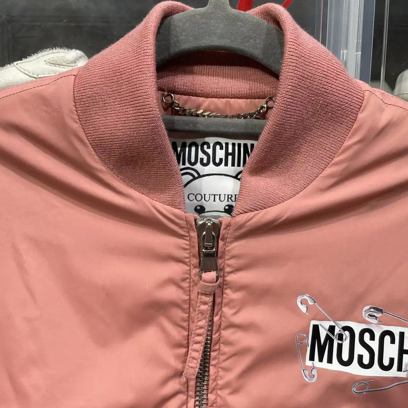 Moschino Moschino Pink Women's Jacket 0089 Size XS / US 0-2 / IT 36-38 - 6 Thumbnail