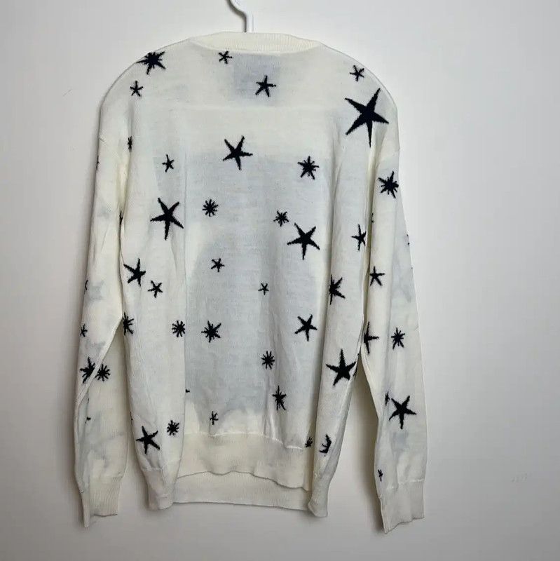 Moschino Moschino Women's White Silk Sweater 0089 Size M / US 6-8 / IT 42-44 - 2 Thumbnail