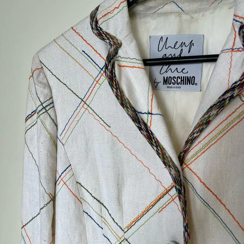 Moschino Moschino Colorful Cotton Women's Jacket 0089 Size S / US 4 / IT 40 - 3 Thumbnail