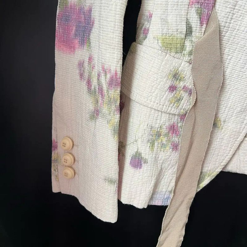 Moschino Moschino Women's Pink Floral Jacket 0089 Size S / US 4 / IT 40 - 5 Thumbnail