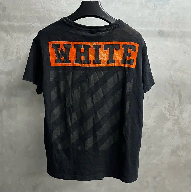 Off-White Off-White Black Cotton Women's T-Shirt 0089 Size S / US 4 / IT 40 - 2 Thumbnail