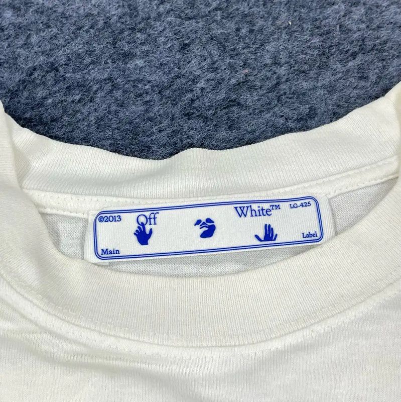 Off-White Off-White Women's XS White Cotton T-Shirt 0089 Size XS / US 0-2 / IT 36-38 - 2 Thumbnail