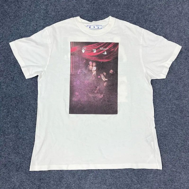 Off-White Off-White Women's XS White Cotton T-Shirt 0089 Size XS / US 0-2 / IT 36-38 - 4 Thumbnail