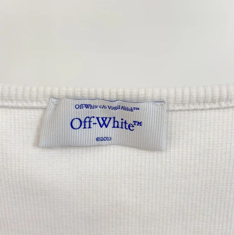 Off-White Off-White White Cotton Sleeveless Dress 0089 Size L / US 10 / IT 46 - 6 Thumbnail
