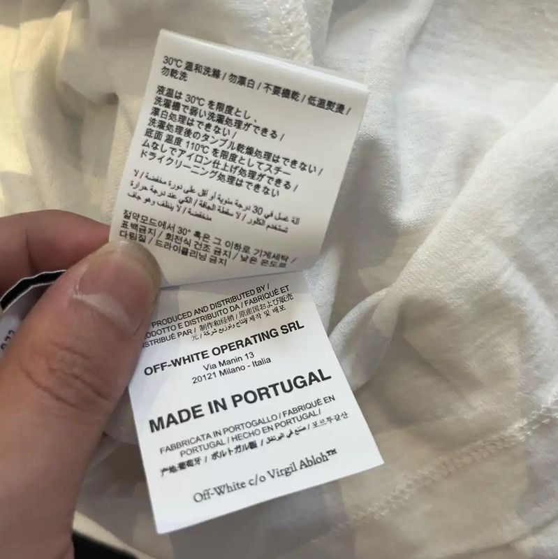 Off-White Off-White Summer Short Sleeve White T-Shirt 0089 Size XS / US 0-2 / IT 36-38 - 6 Thumbnail