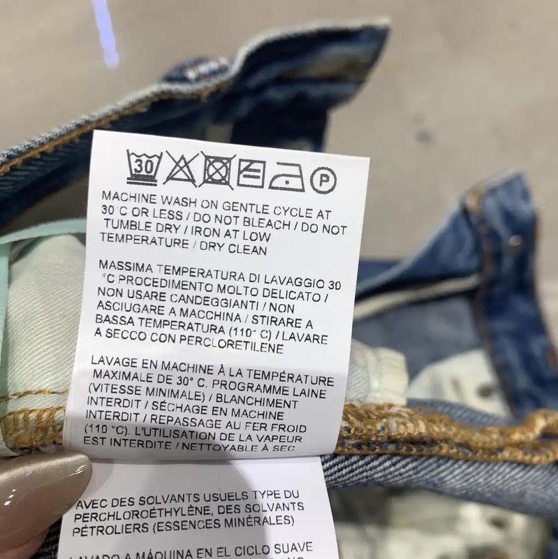 Off-White Off-White Summer Blue Cotton Printed Shorts 0089 Size 27" / US 4 / IT 40 - 6 Thumbnail