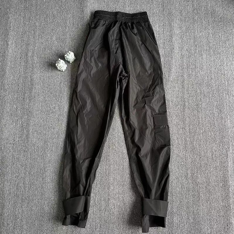 Off-White Off-White Black Nylon Casual Women's Pants 0089 Size 23" - 2 Thumbnail