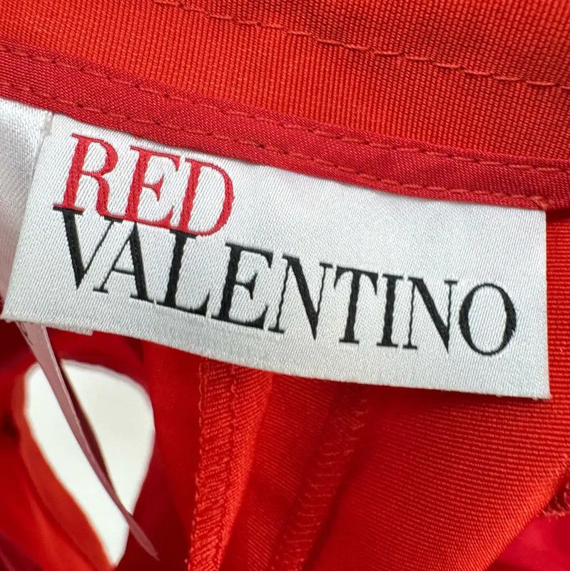 Valentino Valentino Red Cotton Logo Women's Shorts 0089 Size 42" / US 20 - 5 Thumbnail