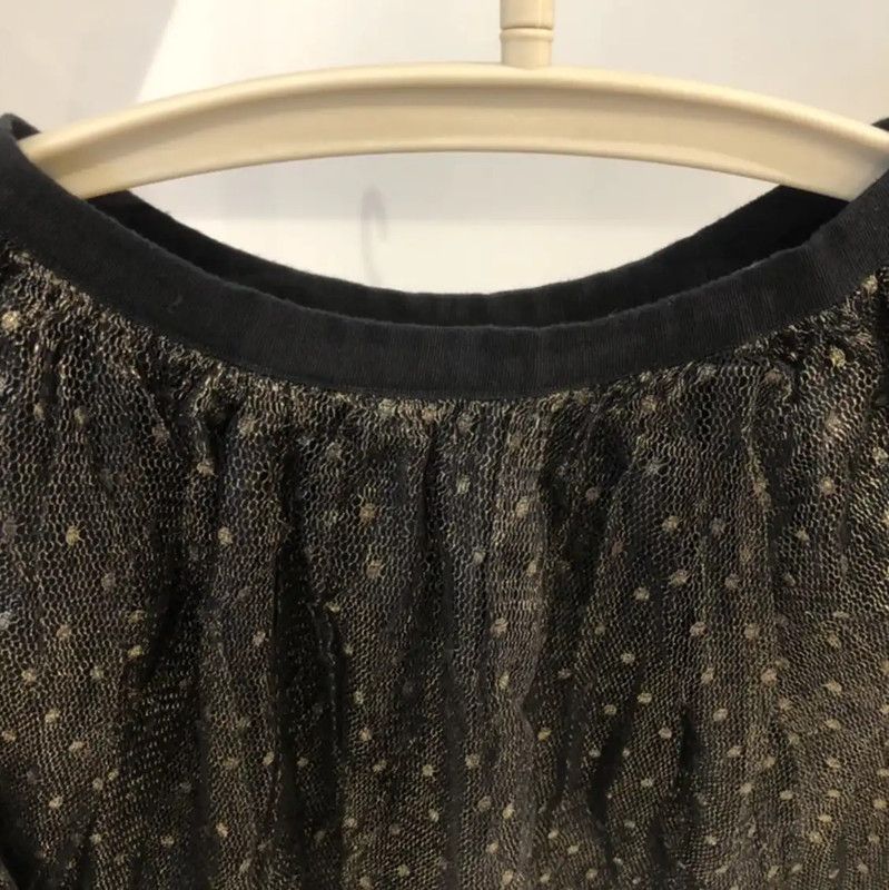 Valentino Valentino Women's Gold Cotton Blend Skirt 0089 Size 26" / US 2 / IT 38 - 4 Thumbnail