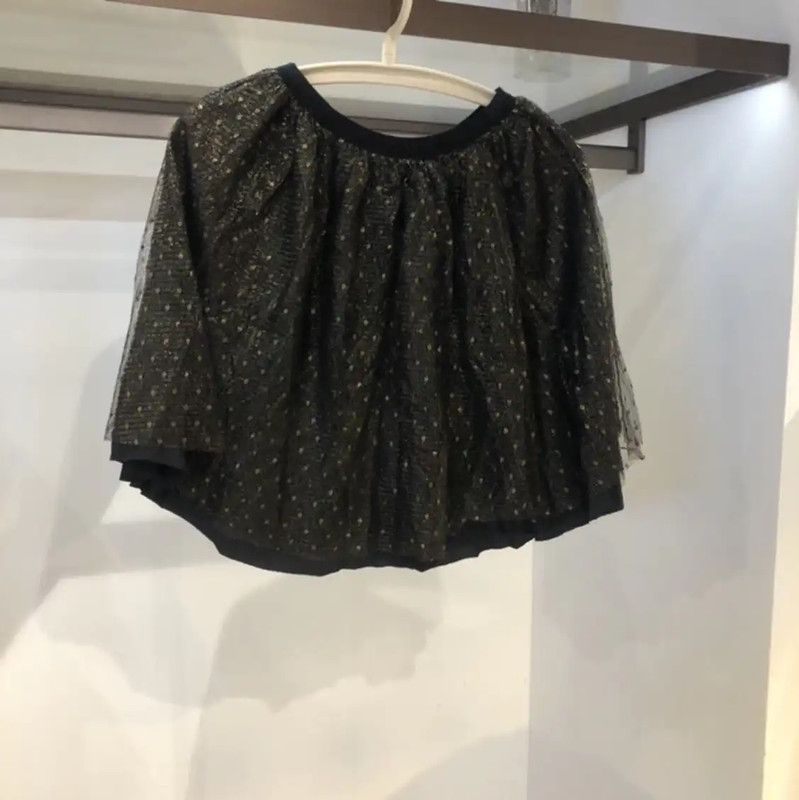 Valentino Valentino Women's Gold Cotton Blend Skirt 0089 Size 26" / US 2 / IT 38 - 3 Thumbnail