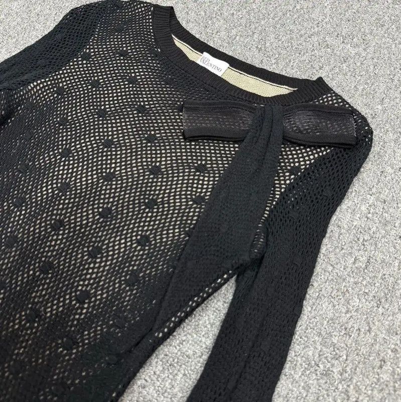 Valentino Valentino Black Cotton Women's Sweatshirt Size S 0089 Size S / US 4 / IT 40 - 3 Thumbnail