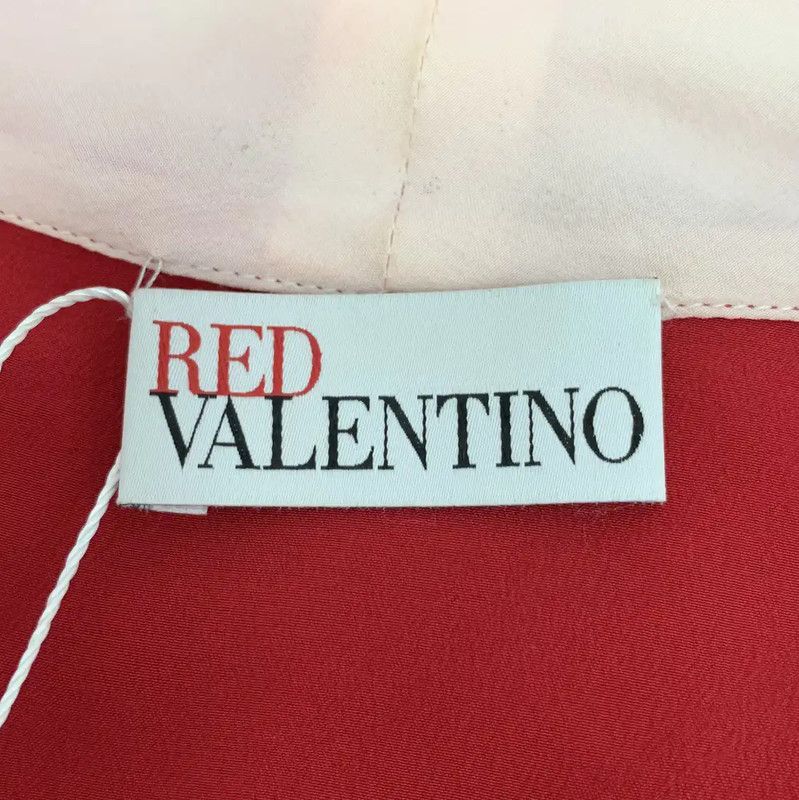 Valentino Valentino Red Silk Short Sleeve T-Shirt 0089 Size M / US 6-8 / IT 42-44 - 5 Thumbnail