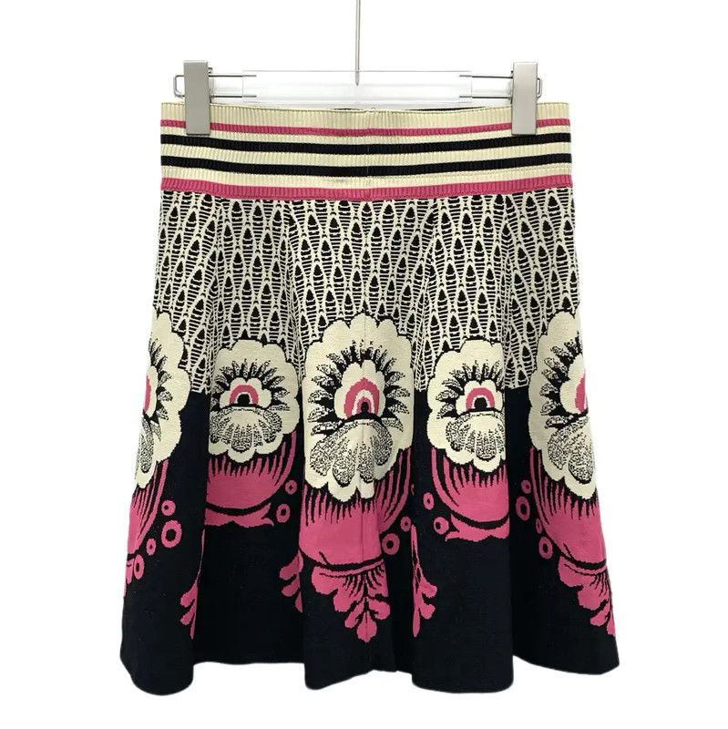 Valentino Valentino Colorful Women's Midi Skirt 0089 Size 26" / US 2 / IT 38 - 2 Thumbnail