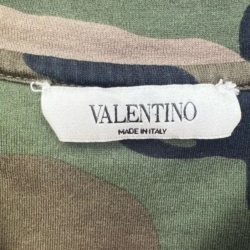 Valentino Valentino Women's Pink Camouflage Cotton T-Shirt 0089 Size M / US 6-8 / IT 42-44 - 3 Thumbnail
