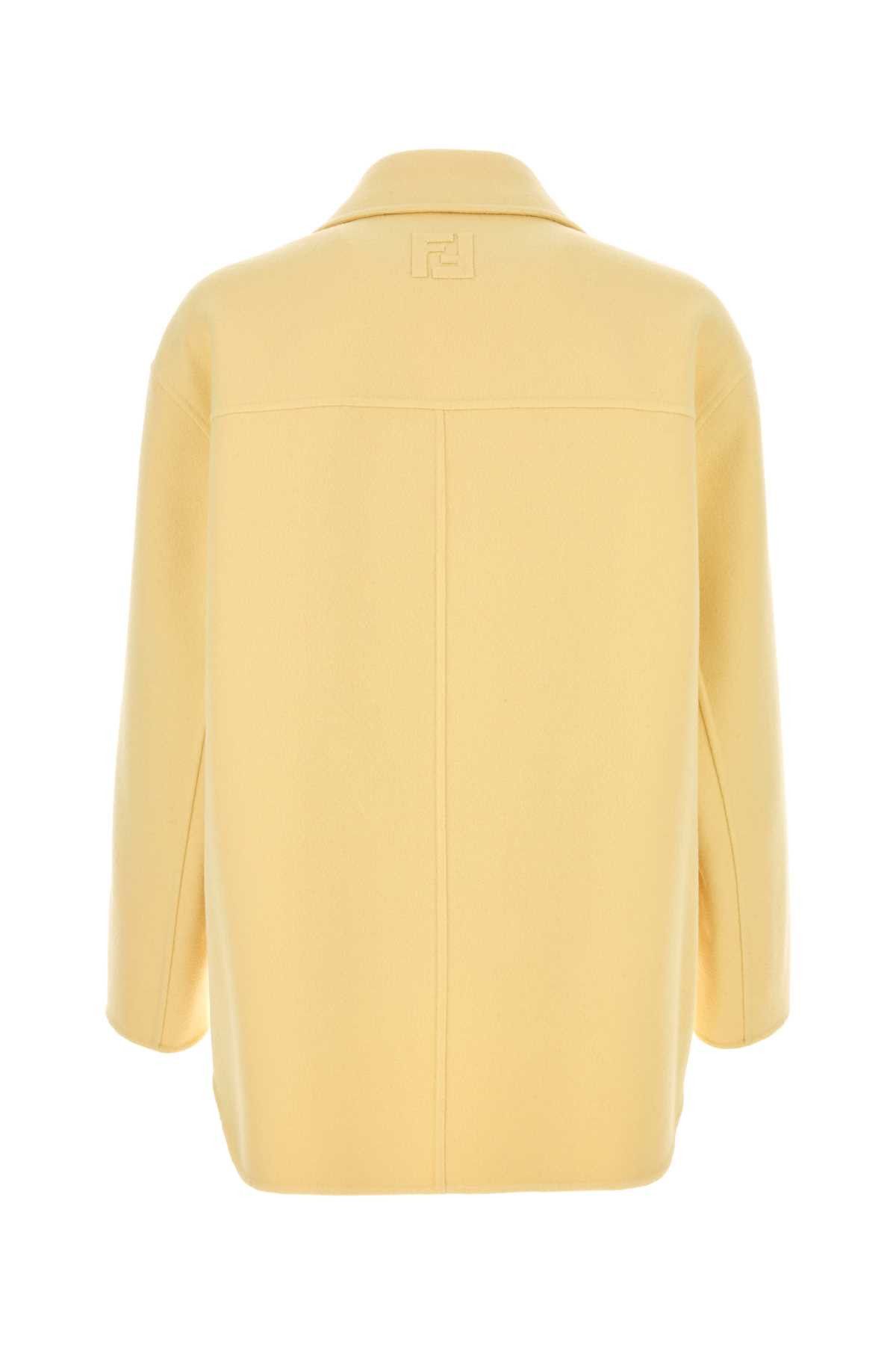 Fendi Yellow Flannel Blazer Size US M / EU 48-50 / 2 - 2 Thumbnail