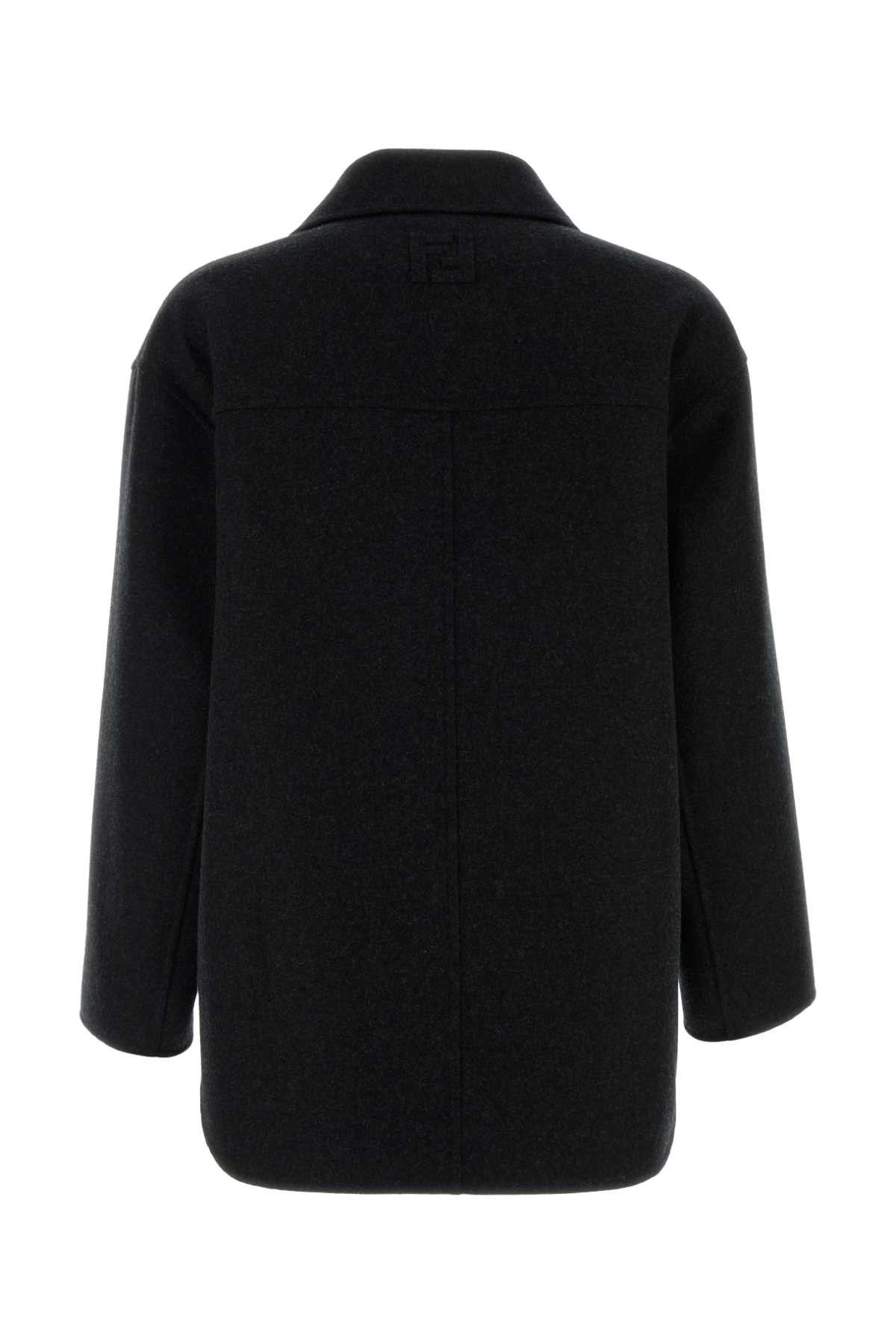 Fendi Black Flannel Blazer Size US S / EU 44-46 / 1 - 2 Thumbnail