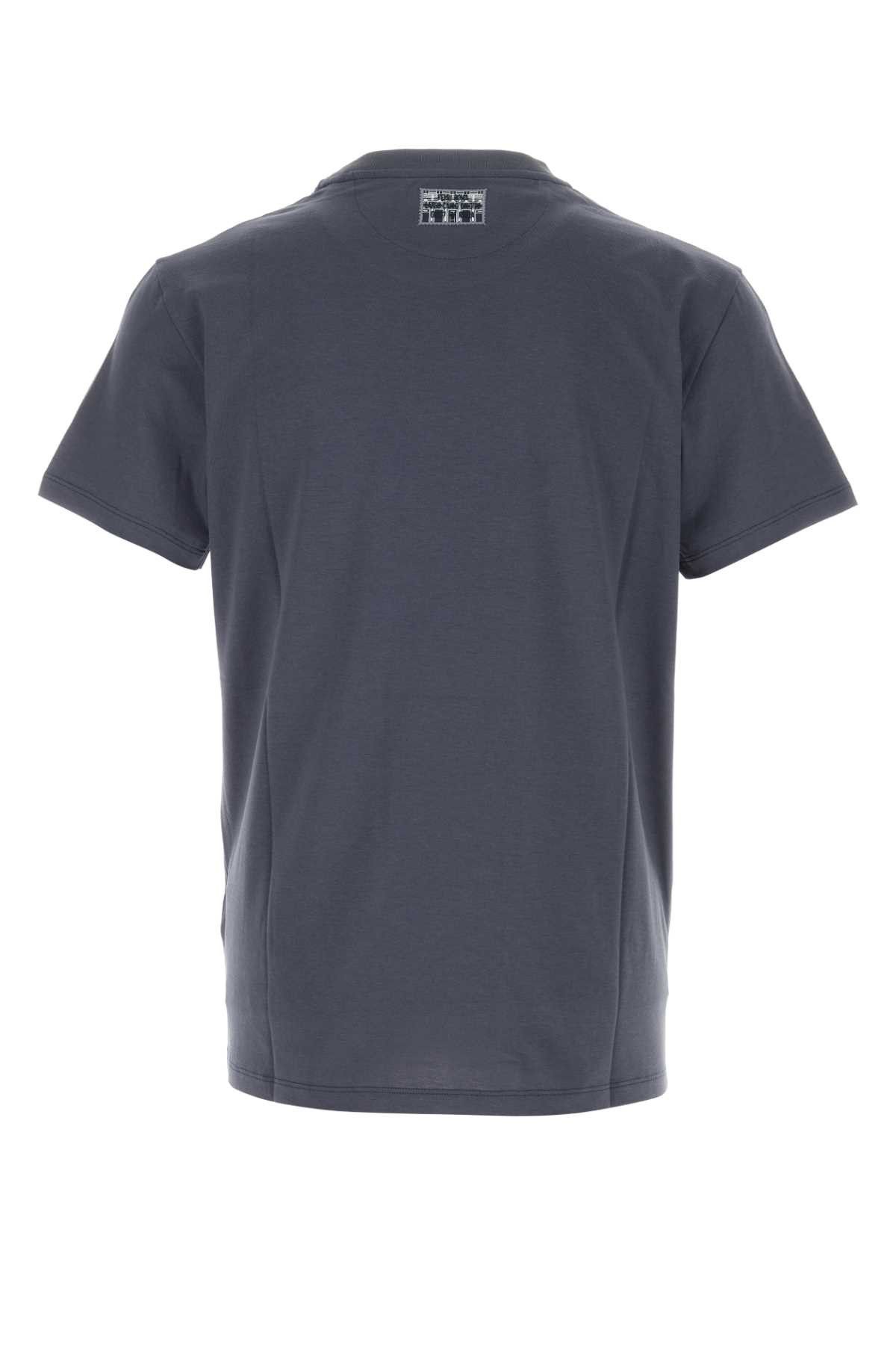 Fendi Air Force Blue Cotton T-Shirt Size US S / EU 44-46 / 1 - 2 Thumbnail