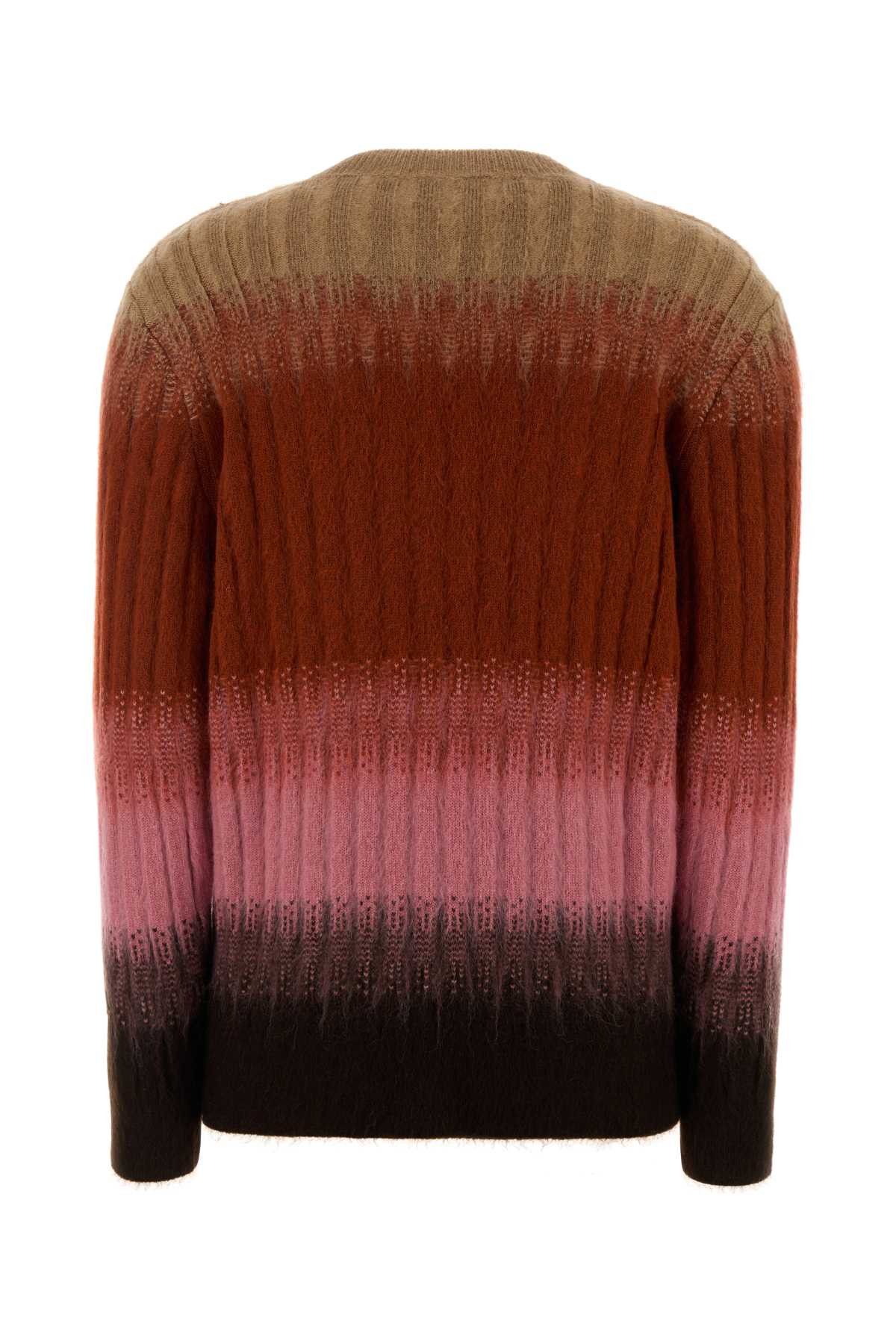 Fendi Multicolor Mohair Blend Sweater Size S / US 4 / IT 40 - 2 Thumbnail