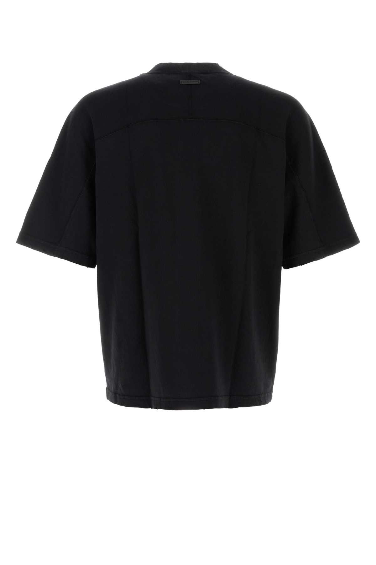 Dolce & Gabbana Black Cotton T-Shirt Size US M / EU 48-50 / 2 - 2 Thumbnail