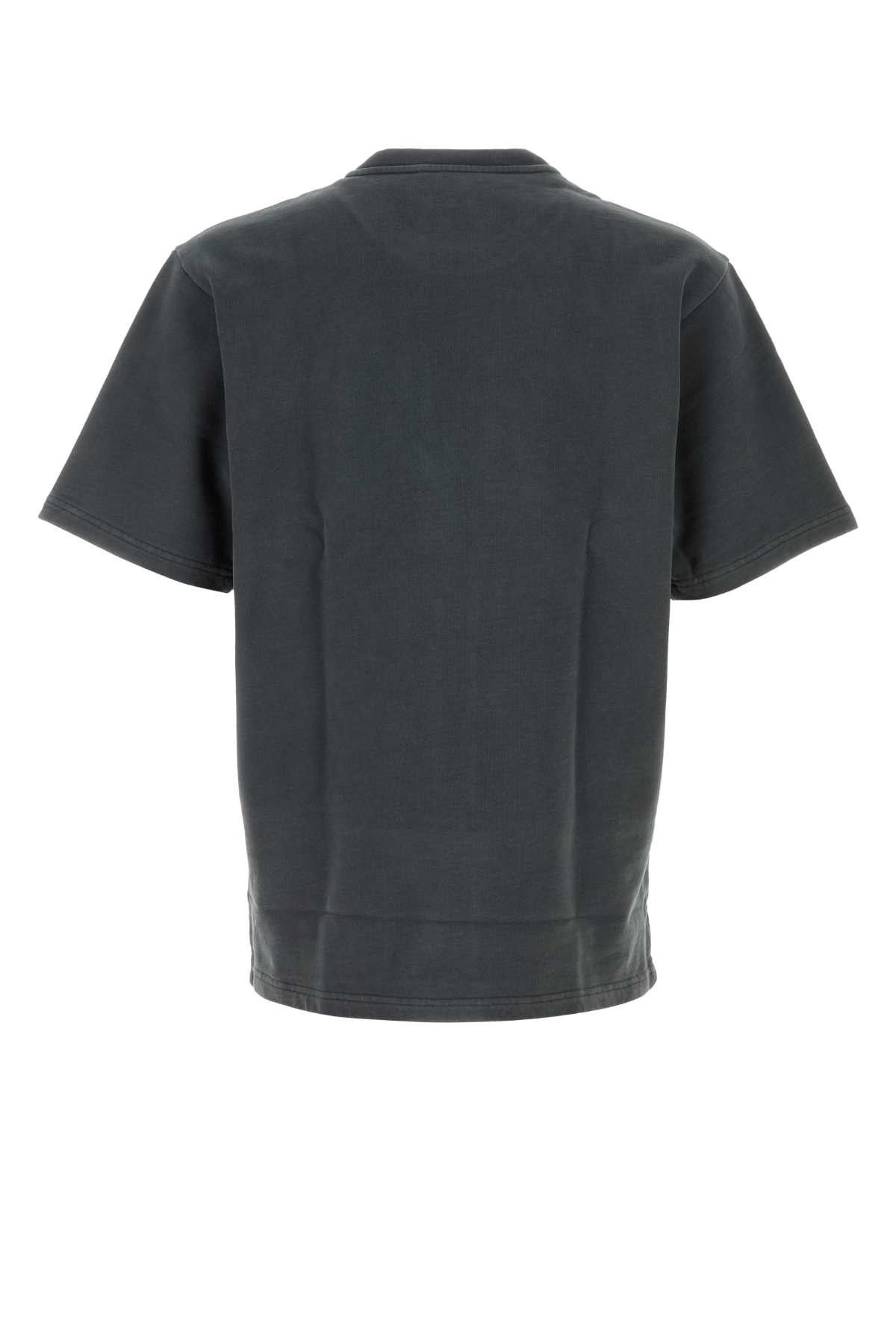 Dolce & Gabbana Charcoal Cotton T-Shirt Size US S / EU 44-46 / 1 - 2 Thumbnail