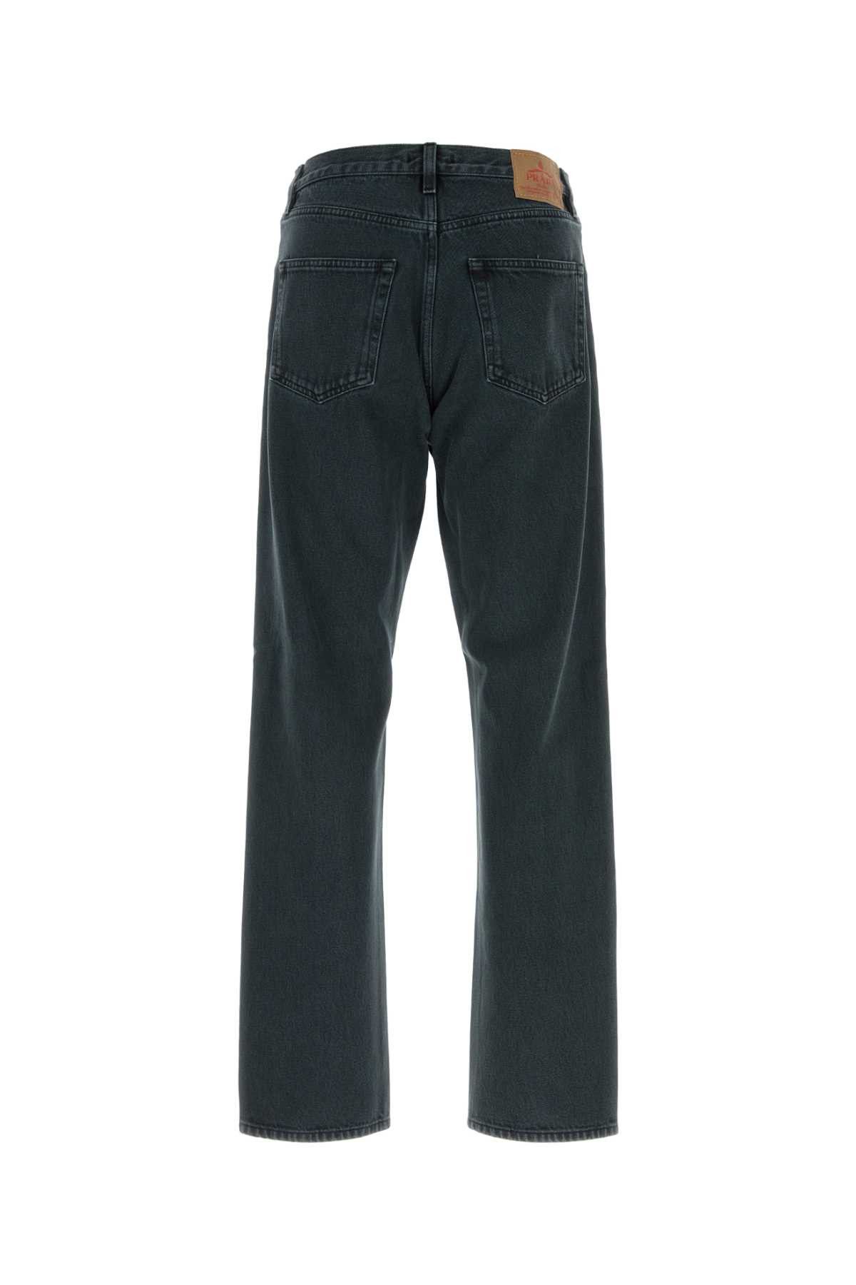 Prada Dark Blue Denim Jeans Size US 32 / EU 48 - 2 Thumbnail