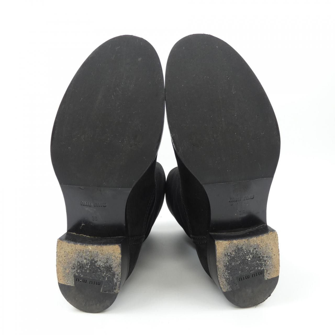 Miu Miu Miu Miu Miu Miu Boots Leather Shoes DUTY FREE for USA Size ONE SIZE - 4 Thumbnail