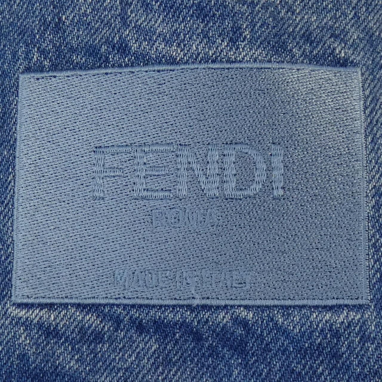 Fendi Fendi Fendi FW1225 AN4W Denim Jacket Denim Outerwear FW1225AN4W DUTY FREE for USA Size ONE SIZE - 7 Thumbnail