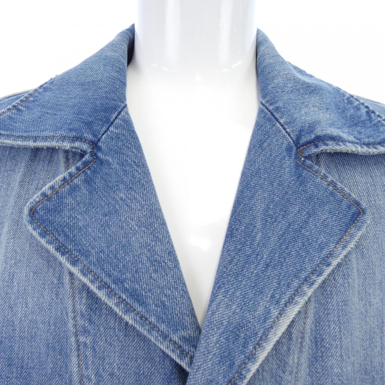 Fendi Fendi Fendi FW1225 AN4W Denim Jacket Denim Outerwear FW1225AN4W DUTY FREE for USA Size ONE SIZE - 5 Thumbnail
