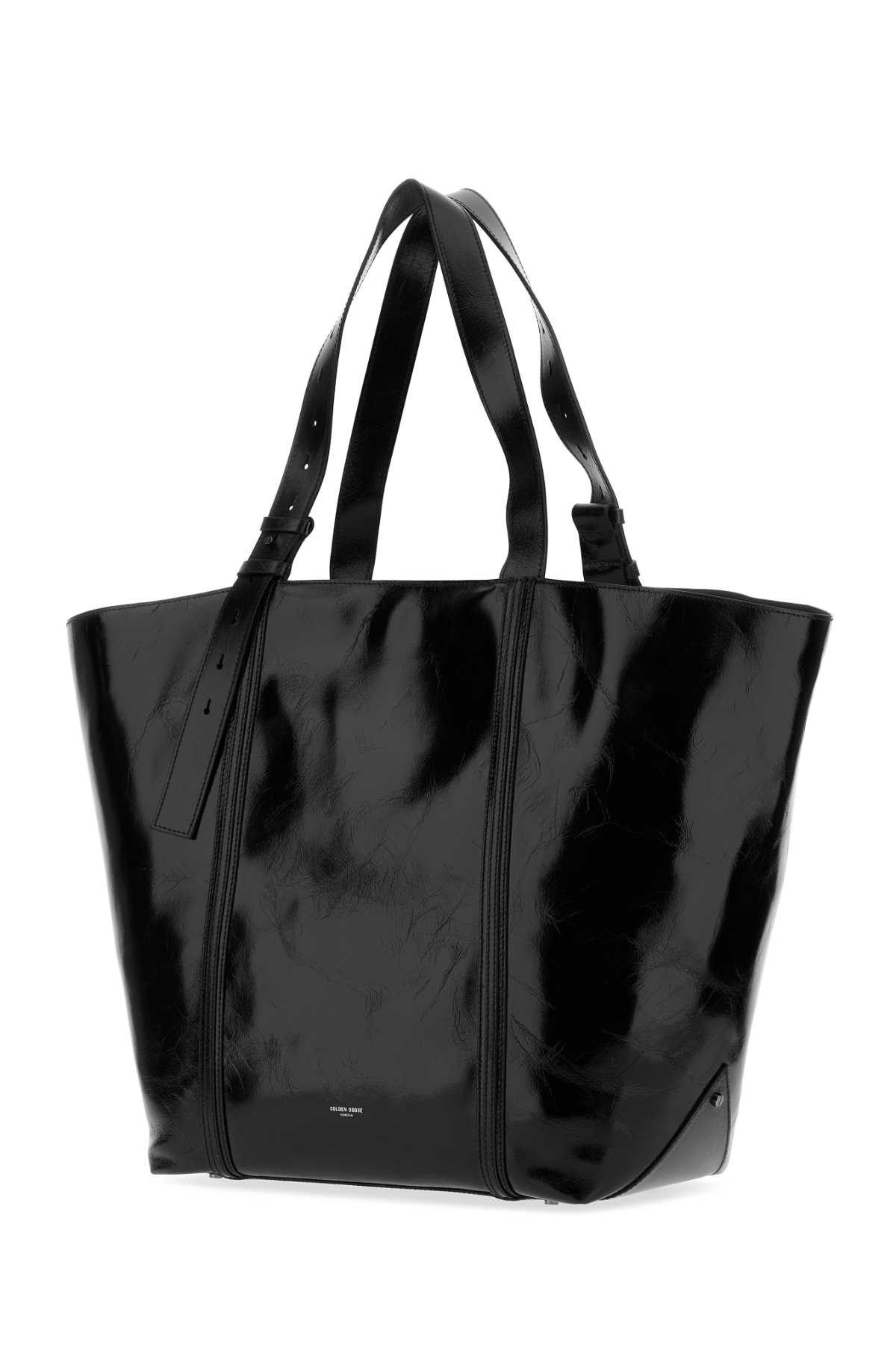 Golden Goose Black Leather 24.7 Shopping Bag Size ONE SIZE - 2 Thumbnail