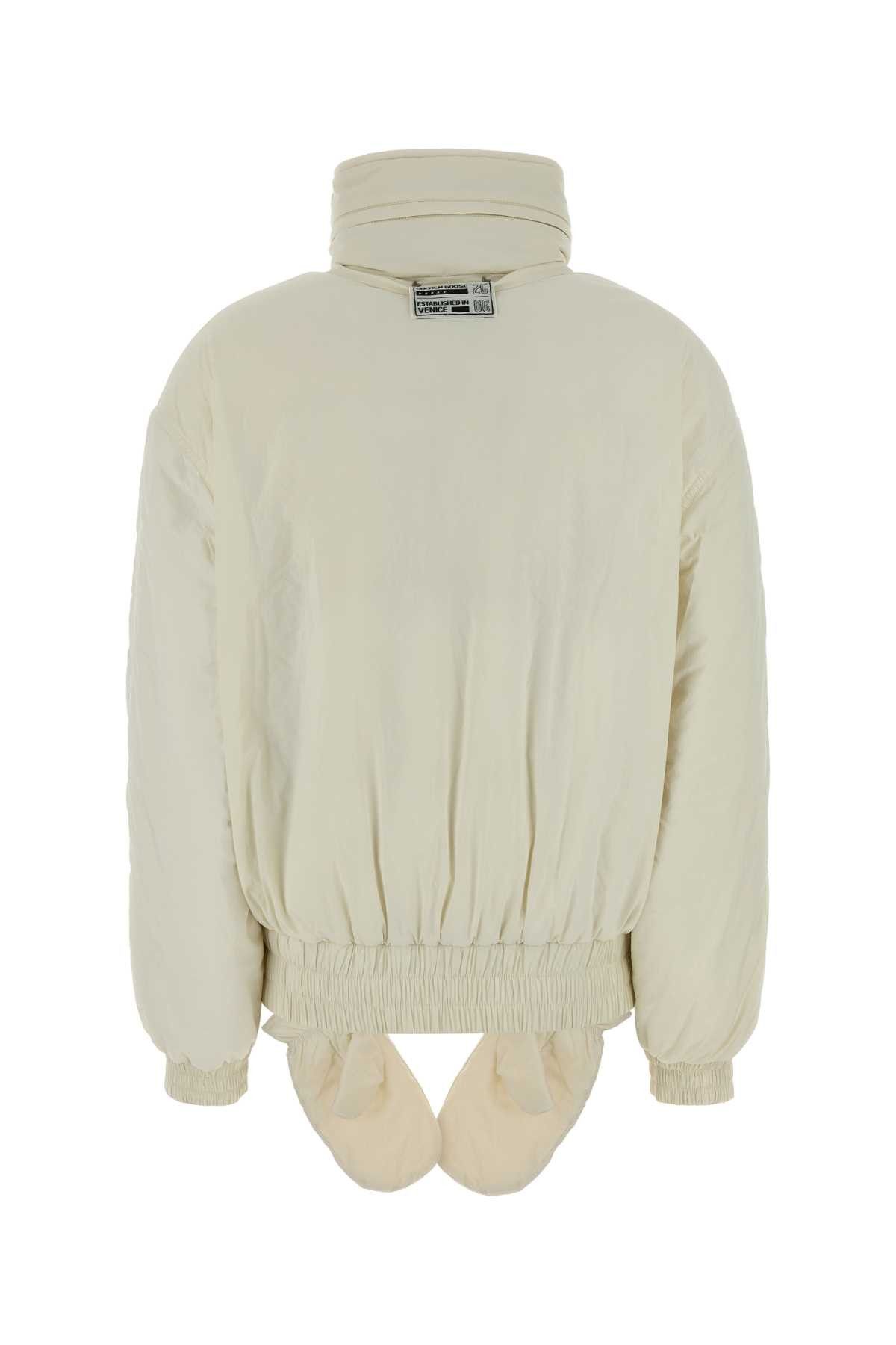 Golden Goose Ivory Nylon Padded Jacket Size S / US 4 / IT 40 - 2 Thumbnail