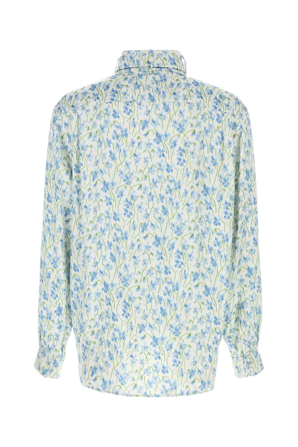 Loewe Printed Satin Shirt Size US L / EU 52-54 / 3 - 2 Thumbnail