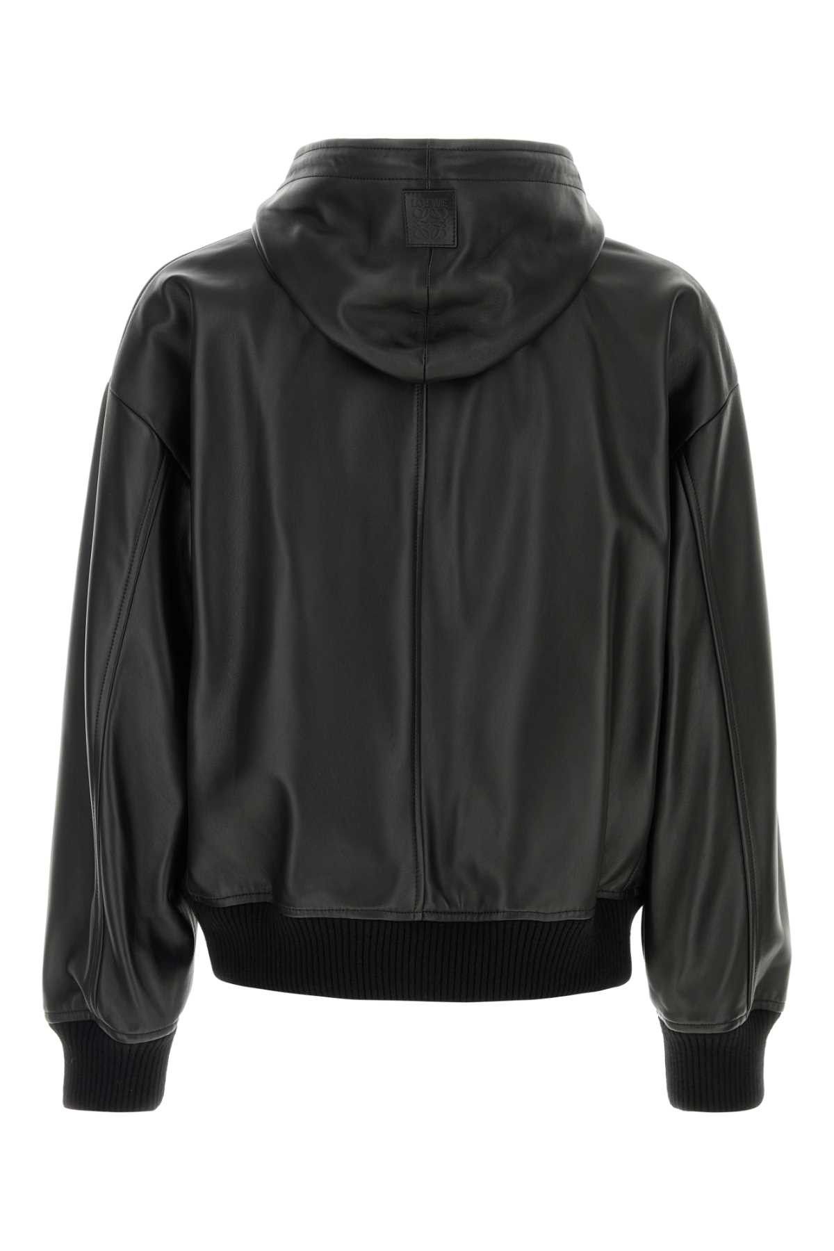Loewe Black Denim Bomber Jacket Size US L / EU 52-54 / 3 - 2 Thumbnail